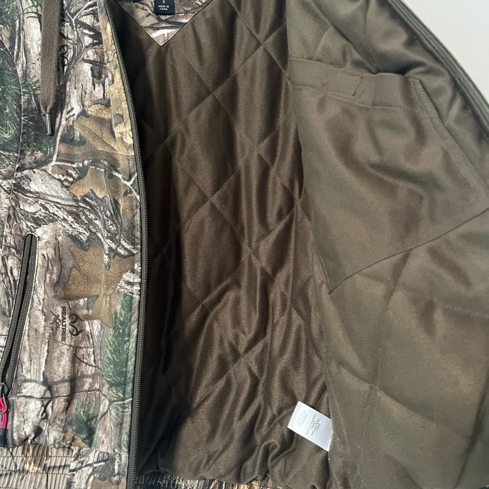 Women’s Hunting Camouflage Hooded Jacket Gander Mountain Guide Series Realtree - Picture 10 of 10